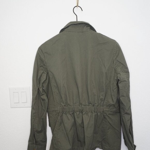 Love Tree: Green Zipper & Button up Jacket - Picture 7 of 7